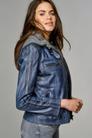 Weekend Women's Leather Jacket | Derimod Weekend Women's Leather Jacket | Derimod