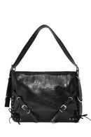 Women's Black Metal Detailed Shoulder Bag | Derimod Women's Black Metal Detailed Shoulder Bag | Derimod