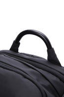 D-Pack Unisex Black Technological Fabric Backpack | Derimod D-Pack Unisex Black Technological Fabric Backpack | Derimod