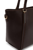 Woman Brown Long-Strap Classic Shoulder Bag | Derimod Woman Brown Long-Strap Classic Shoulder Bag | Derimod