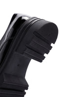 Kadın Siyah Rugan Deri Maskülen Loafer | Derimod Kadın Siyah Rugan Deri Maskülen Loafer | Derimod