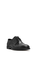 Men's Black Laced Leather Classic Shoes | Derimod Men's Black Laced Leather Classic Shoes | Derimod