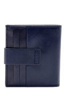 Men's Navy Blue Leather Wallet | Derimod Men's Navy Blue Leather Wallet | Derimod