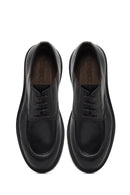 Men's Black Lace-up Leather Casual Shoes | Derimod Men's Black Lace-up Leather Casual Shoes | Derimod