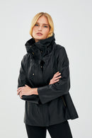 Nancy Women's Leather Coat | Derimod Nancy Women's Leather Coat | Derimod