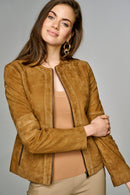 Megan Women's Leather Jacket | Derimod Megan Women's Leather Jacket | Derimod