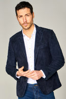 Bilbao Men's Navy Blue Coat | Derimod Bilbao Men's Navy Blue Coat | Derimod