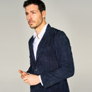 Bilbao Men's Navy Blue Coat | Derimod Bilbao Men's Navy Blue Coat | Derimod