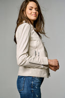 Darling Women's Leather Jacket | Derimod Darling Women's Leather Jacket | Derimod