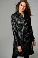Sabrina Women's Leather Jacket | Derimod Sabrina Women's Leather Jacket | Derimod