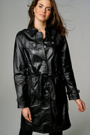 Sabrina Women's Leather Jacket | Derimod Sabrina Women's Leather Jacket | Derimod