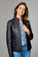 Sylvia Women's Leather Jacket | Derimod Sylvia Women's Leather Jacket | Derimod