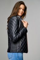 Sylvia Women's Leather Jacket | Derimod Sylvia Women's Leather Jacket | Derimod