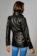 Sylvia Women's Leather Jacket | Derimod Sylvia Women's Leather Jacket | Derimod