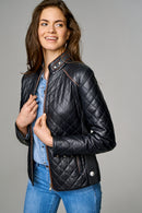 Sylvia Women's Leather Jacket | Derimod Sylvia Women's Leather Jacket | Derimod