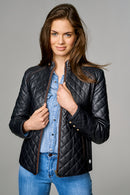 Sylvia Women's Leather Jacket | Derimod Sylvia Women's Leather Jacket | Derimod