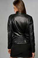 Kendall Women's Leather Jacket | Derimod Kendall Women's Leather Jacket | Derimod