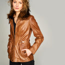 Gabriela Women's Leather Jacket | Derimod Gabriela Women's Leather Jacket | Derimod