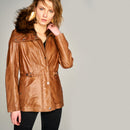 Gabriela Women's Leather Jacket | Derimod Gabriela Women's Leather Jacket | Derimod