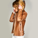 ROBERTA WOMEN'S LEATHER JACKET | Derimod ROBERTA WOMEN'S LEATHER JACKET | Derimod