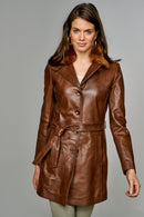 Mathilda Women's Leather Jacket | Derimod Mathilda Women's Leather Jacket | Derimod