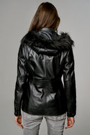 Veronica Women's Leather Jacket | Derimod Veronica Women's Leather Jacket | Derimod