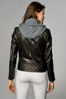 WEEKEND WOMEN'S LEATHER JACKET | Derimod WEEKEND WOMEN'S LEATHER JACKET | Derimod