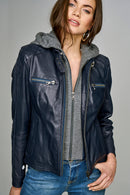 WEEKEND WOMEN'S LEATHER JACKET | Derimod WEEKEND WOMEN'S LEATHER JACKET | Derimod