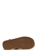 Women's Tan Thick Soled Sandals | Derimod Women's Tan Thick Soled Sandals | Derimod