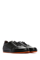 Erkek Siyah Deri Casual Sneaker | Derimod Erkek Siyah Deri Casual Sneaker | Derimod