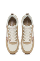 Skechers Women's White Billion 2 - Fine Shine Lace-Up Sports Sneaker | Derimod Skechers Women's White Billion 2 - Fine Shine Lace-Up Sports Sneaker | Derimod