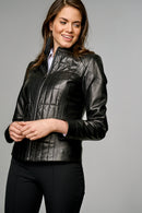 Sarah Women's Leather Jacket | Derimod Sarah Women's Leather Jacket | Derimod