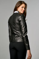 Sarah Women's Leather Jacket | Derimod Sarah Women's Leather Jacket | Derimod