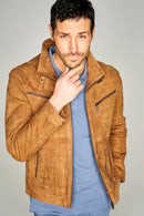 Dexter Men's Leather Jacket | Derimod Dexter Men's Leather Jacket | Derimod