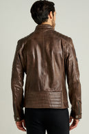 Off Limits Men's Leather Jacket | Derimod Off Limits Men's Leather Jacket | Derimod
