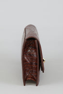 Croco Tan Women's Leather Bag | Derimod Croco Tan Women's Leather Bag | Derimod