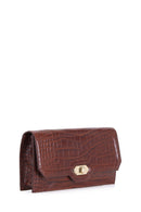 Croco Tan Women's Leather Bag | Derimod Croco Tan Women's Leather Bag | Derimod
