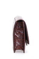 Croco Tan Women's Leather Bag | Derimod Croco Tan Women's Leather Bag | Derimod