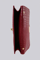 Croco Women's Leather Bag | Derimod Croco Women's Leather Bag | Derimod