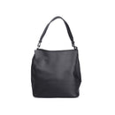Women's Black Synthetic Leather Shoulder Bag | Derimod Women's Black Synthetic Leather Shoulder Bag | Derimod