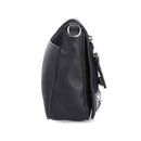 Women's Black Synthetic Leather Crossbody Bag | Derimod Women's Black Synthetic Leather Crossbody Bag | Derimod