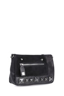 Women's Black Synthetic Leather Crossbody Bag | Derimod Women's Black Synthetic Leather Crossbody Bag | Derimod