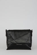 Women's Black Synthetic Leather Crossbody Bag | Derimod Women's Black Synthetic Leather Crossbody Bag | Derimod