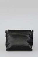 Women's Black Synthetic Leather Crossbody Bag | Derimod Women's Black Synthetic Leather Crossbody Bag | Derimod