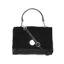Women's Black Synthetic Leather Shoulder Bag | Derimod Women's Black Synthetic Leather Shoulder Bag | Derimod