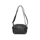 Women's Black Synthetic Leather Crossbody Bag | Derimod Women's Black Synthetic Leather Crossbody Bag | Derimod