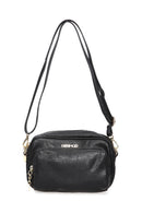 Women's Black Synthetic Leather Crossbody Bag | Derimod Women's Black Synthetic Leather Crossbody Bag | Derimod