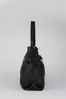 Women's Black Synthetic Leather Shoulder Bag | Derimod Women's Black Synthetic Leather Shoulder Bag | Derimod