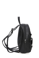 Women's Black Synthetic Leather Backpack | Derimod Women's Black Synthetic Leather Backpack | Derimod