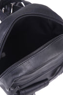 Women's Black Synthetic Leather Backpack | Derimod Women's Black Synthetic Leather Backpack | Derimod